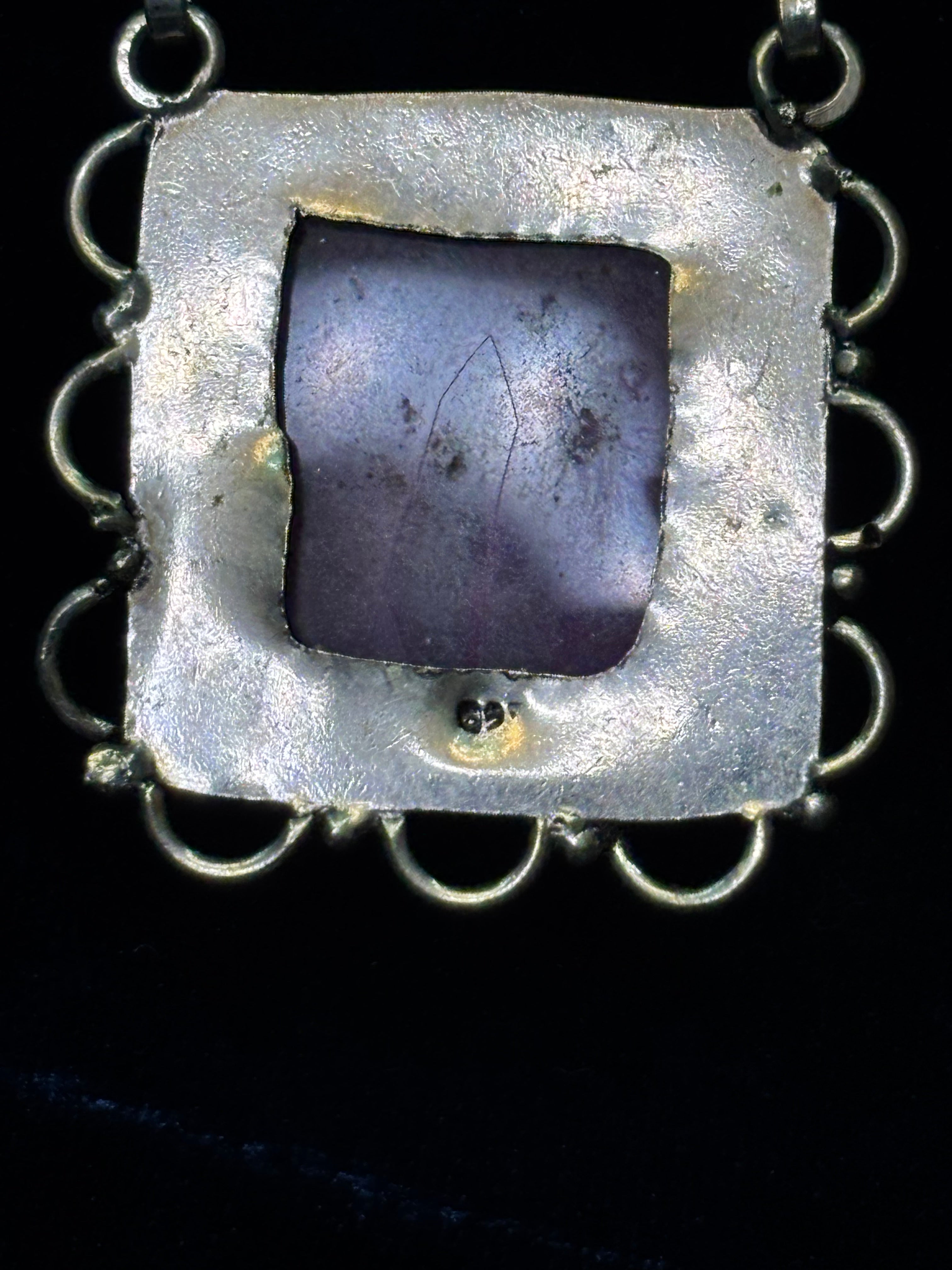 Sterling Silver 925 Pink Agate | Amethyst Necklace