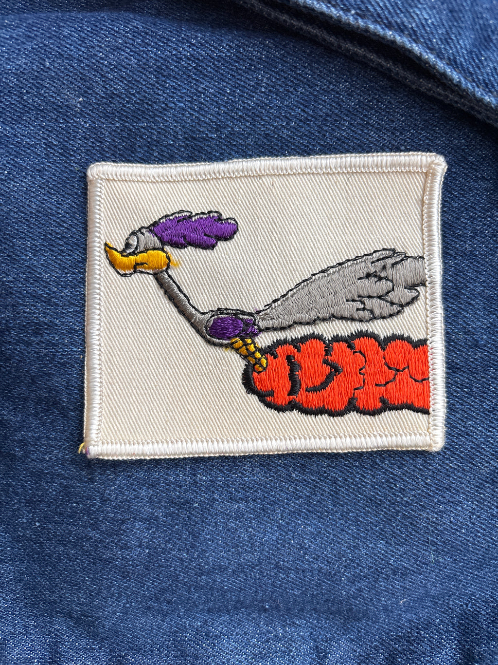 1970s Muscle Car Patch Road Runner Roadrunner Beep Beep