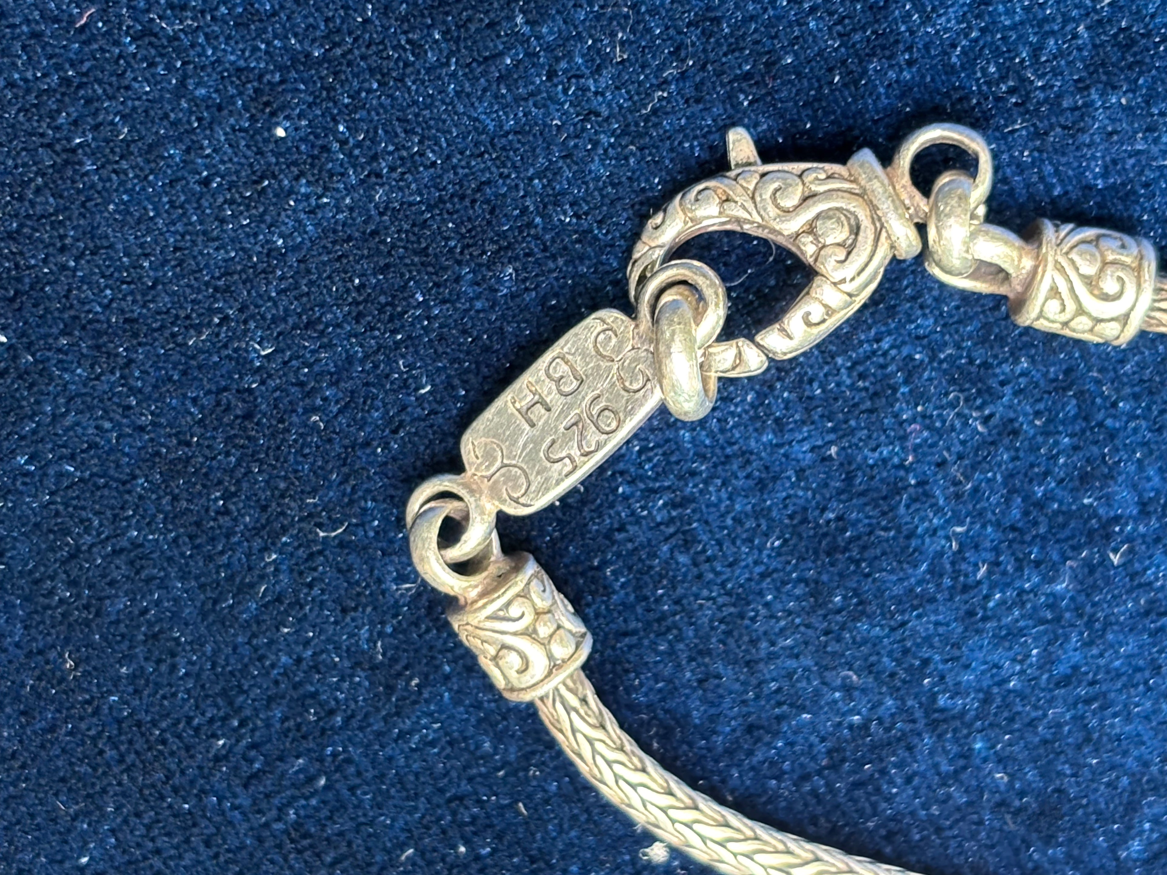 EFFY BH 18k Gold 925 Sterling Silver Balissima Multistone Necklace