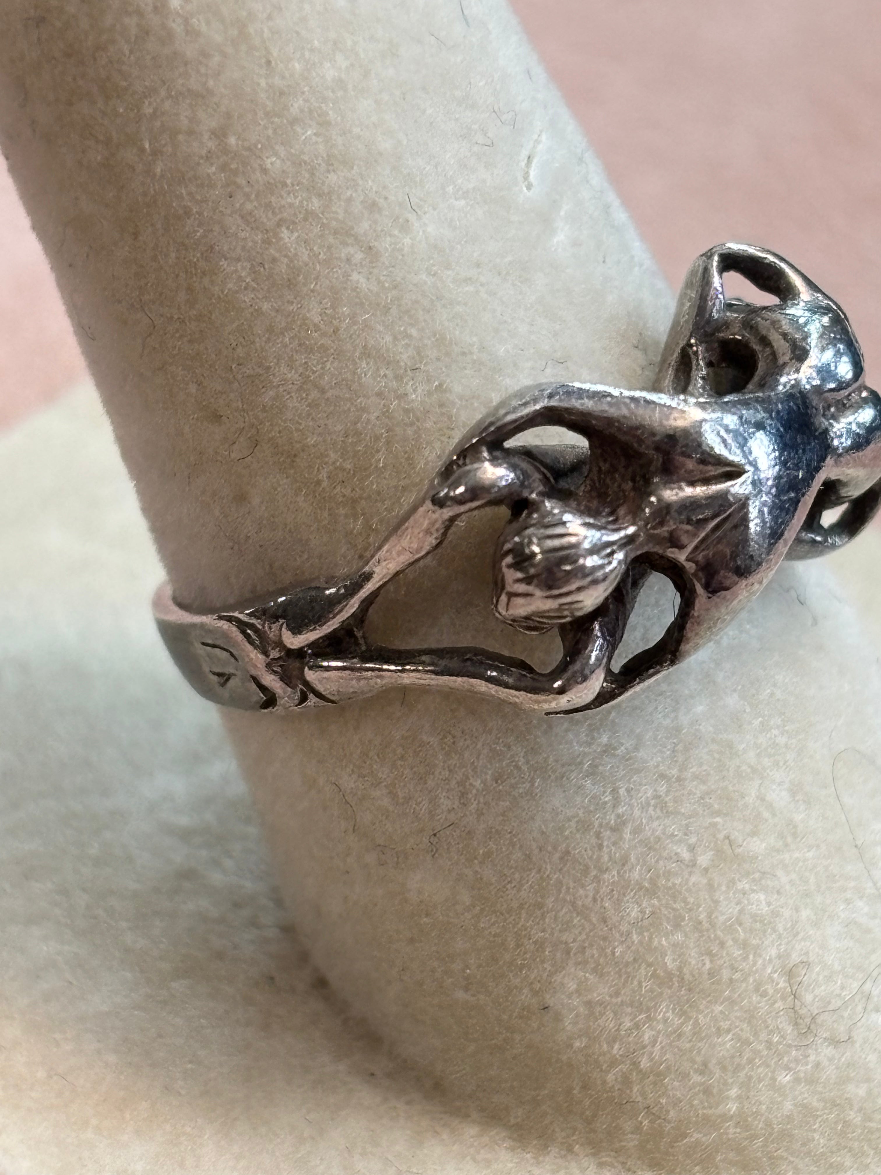 Original EZi Zino Kama Sex Position 69 Sterling Silver 925 Size 7.5